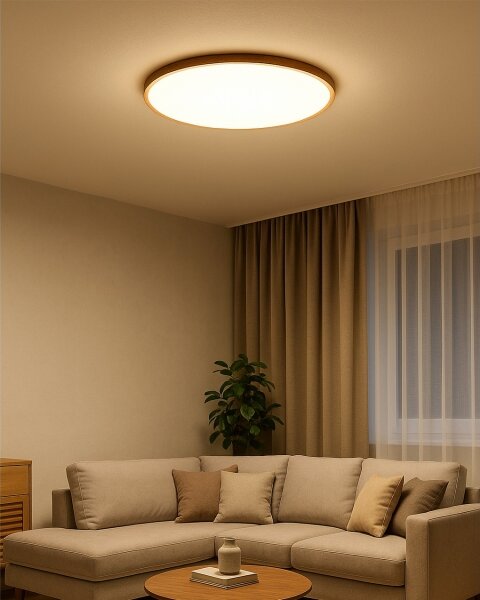 LED stropné svietidlo LED/40W/230V 3000/4000/6500K priemer 50 cm béžové