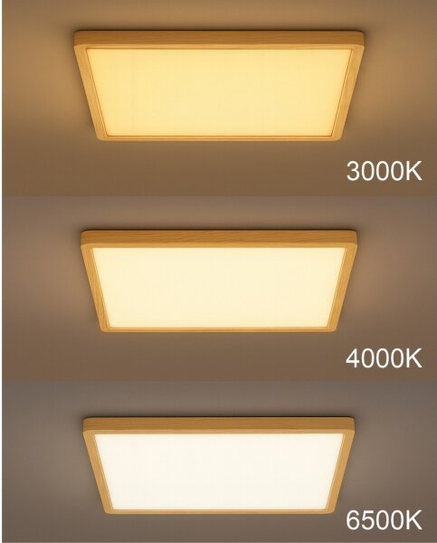 LED stropné svietidlo LED/40W/230V 3000/4000/6500K 50x50 cm béžové