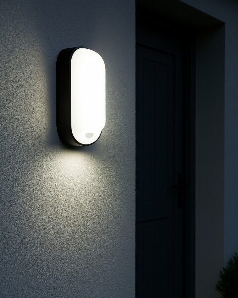 LED vonkajšie nástenné svietidlo s pohybovým senzorom LED/12/15/18W/230V IP65