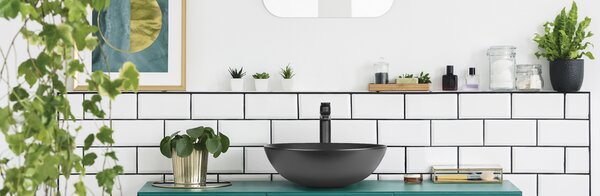 Invena Siros, vysoká umývadlová batéria h-258, čierna matná, INV-BU-90-W04-A