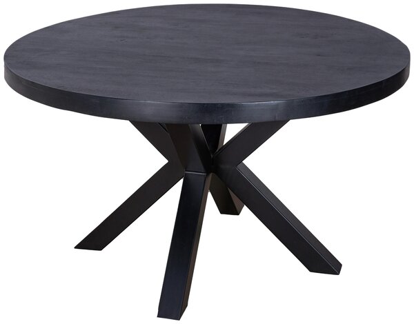 JEDÁLENSKÝ STÔL, mangové drevo, čierna, 130/130/76 cm P & B - Stoly, Online Only