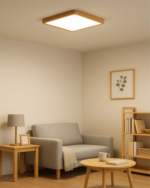 LED Stropné svietidlo LED/24W/230V 3000/4000/6500K 30x30 cm béžové
