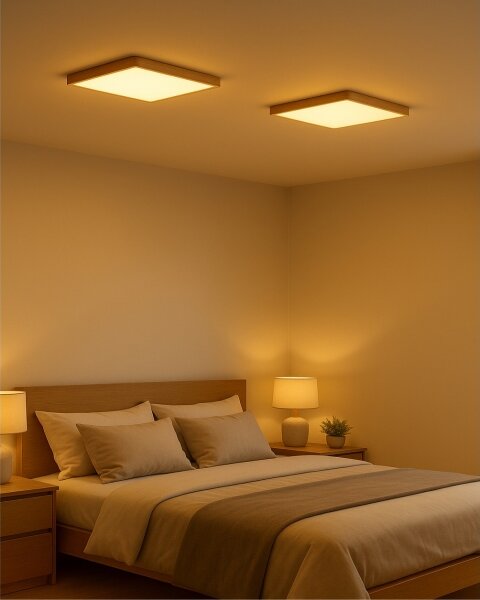 LED Stropné svietidlo LED/24W/230V 3000/4000/6500K 30x30 cm béžové