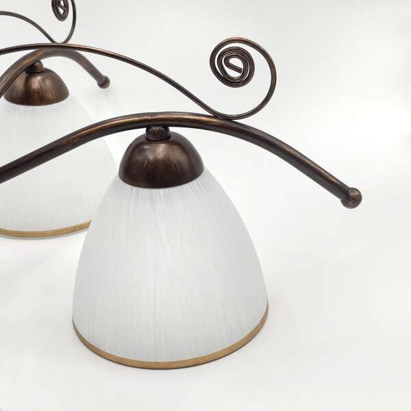 Brilagi - LED Prisadený luster ANTICO 5xE27/60W/230V bronz patina