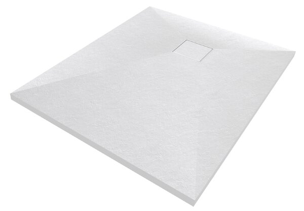 Gamma Erga Oldaf, SMC obdĺžniková sprchová vanička 80 x 90 cm, biela matná, ERG-GMA-OL-8090