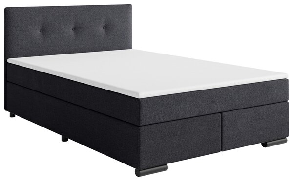 BOXSPRINGOVÁ POSTEĽ, 120/200 cm antracitová MID.YOU - Online Only spálne, Online Only