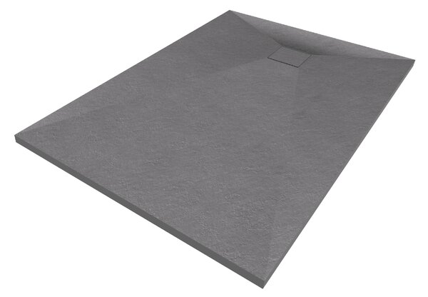 Gamma Erga Oldaf, SMC obdĺžniková sprchová vanička 120 x 80 cm, šedá matná, ERG-GMA-OL-80120G