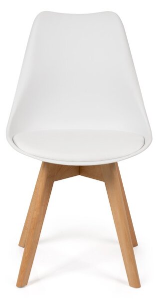 Noela Jedálenský set SCANDINAVIA 105 biely + 4x stolička SCANDINO biela