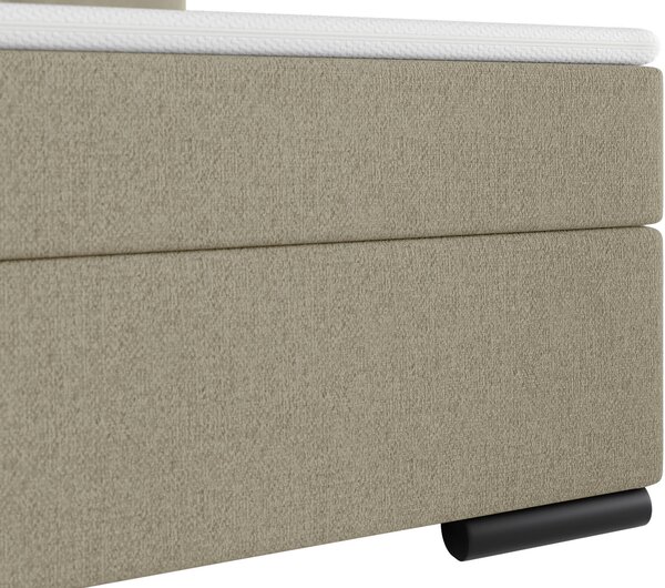 BOXSPRINGOVÁ POSTEĽ, 160/200 cm, béžová MID.YOU - Online Only spálne, Online Only