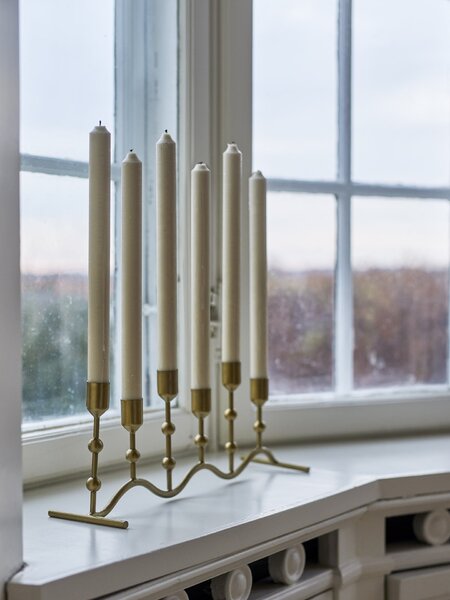 Kovový svietnik Kiri Metal Brass