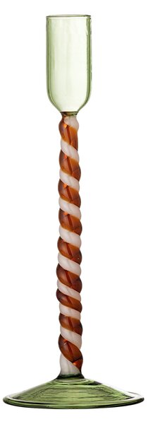 Sklenený svietnik Swirlie Menší