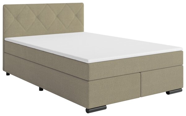 BOXSPRINGOVÁ POSTEĽ, 140/200 cm béžová MID.YOU - Online Only spálne, Online Only