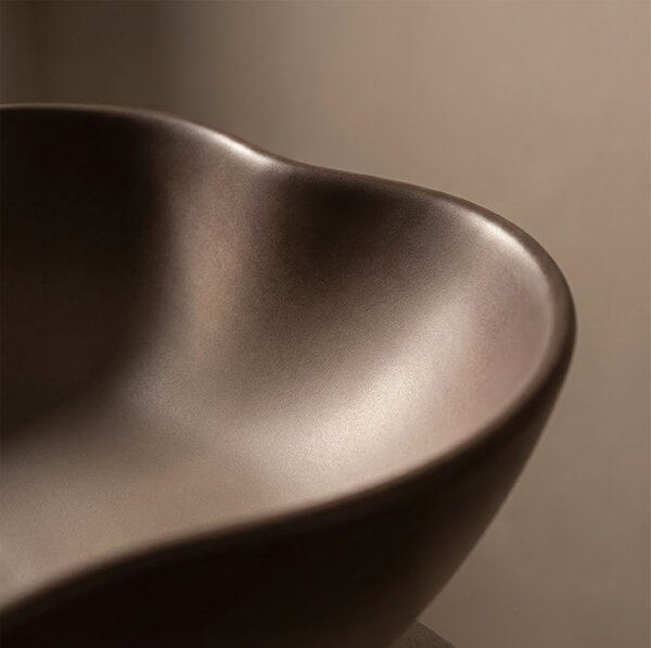 Rea Pearl, umývadlo na dosku 505x380x135 mm, béžová-hnedá-Ombre, REA-U0629