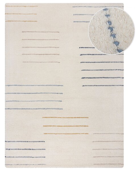 Flair Rugs, Kusový koberec Dottie Geometric Blue/Multi, 200x290, biela, obývacia izba
