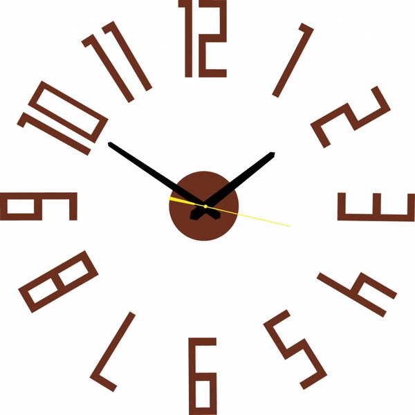 Štýlové nástenné hodiny do obývačky I SENTOP X0018-Wall clock HEU-