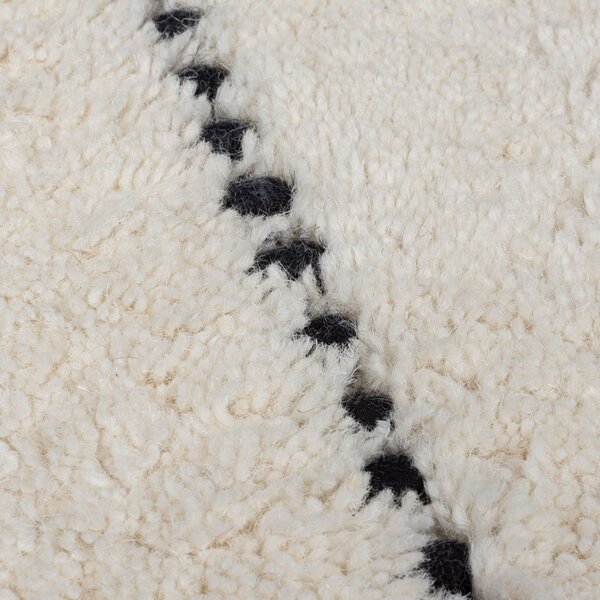 Flair Rugs , Kusový koberec Dottie Linear Black/White, 120x170, biela, viacfarebná, obývacia izba