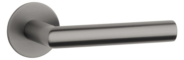 Dverové kovanie MP SH - OVAL - R 1750 3SM (T PVD - Titan PVD), kľučka-kľučka, Bez spodnej rozety, MP Titan