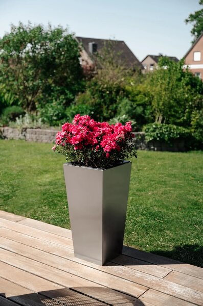 Kvetináč CLASSIC, výška 70 cm, brúsený nerez