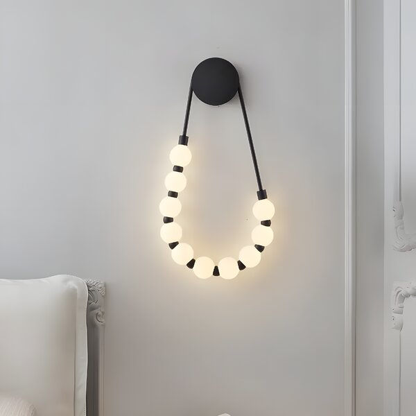 Toolight Toolight, LED nástenné svietidlo, 8W, 4000K, 1000lm, G026-CP, čierna, OSW-06377