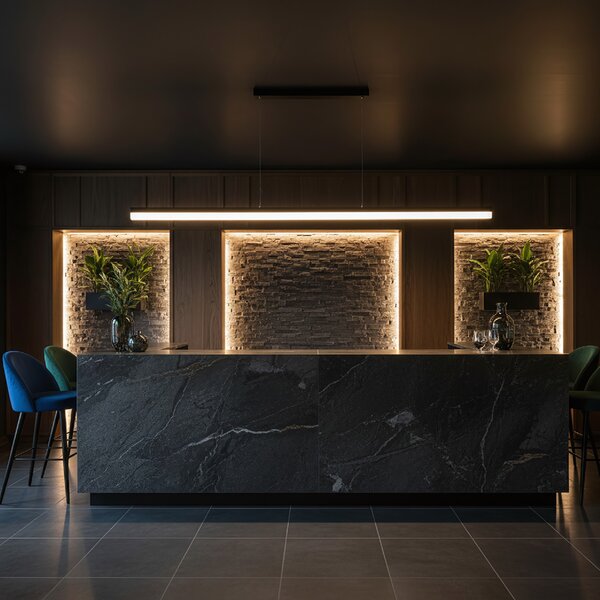 Toolight Toolight, LED stropné svietidlo 200cm, 48W, 4000K, APP1695-CP, čierna, OSW-07892