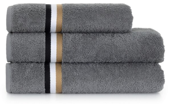UTERÁK NA RUKY, 50/100 cm, sivá Hugo Boss - Kúpeľňový textil