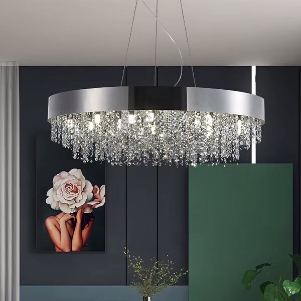 Toolight Toolight, stropné svietidlo 60cm, 16xG9, APP1786-5CP, chrómová, OSW-04057