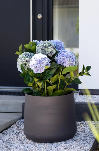 Kvetináč TROPICO, sklolaminát, výška 38 cm, antracit