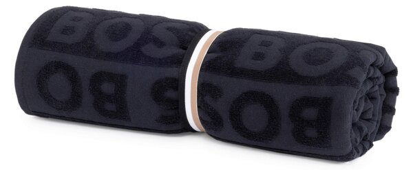 PLÁŽOVÁ OSUŠKA, 90/150 cm, čierna Hugo Boss - Kúpeľňový textil