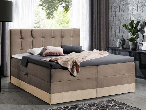 Mirjan24 Kontinentálna posteľ Orlando, Rozmer postele: 120x200, Dostupné poťahy: Kameleon 04 + Kameleon 15 5903211154249