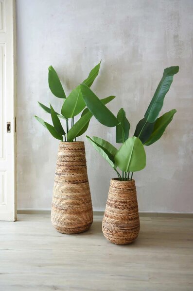 Izbový kvetináč ROTA, vodní hyacint, průměr 46 cm, natur