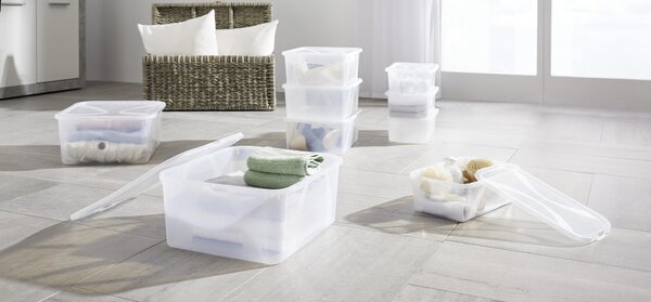 SADA ÚLOŽNÝCH BOXOV 2 ks 19 l Rotho - Úložné boxy & dekoračné boxy