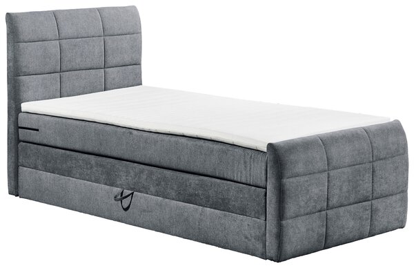 BOXSPRINGOVÁ POSTEĽ, 100/200 cm, antracitová MID.YOU - Postele, Online Only