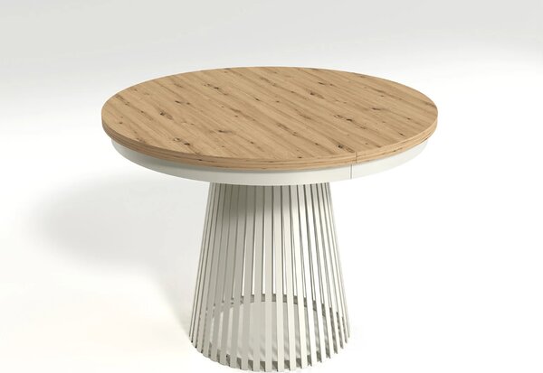 Moderný rozkladací stôl DEMI 100 - 180 cm Farba: Alpská biela