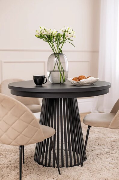 Moderný rozkladací stôl DEMI 100 - 180 cm Farba: Alpská biela