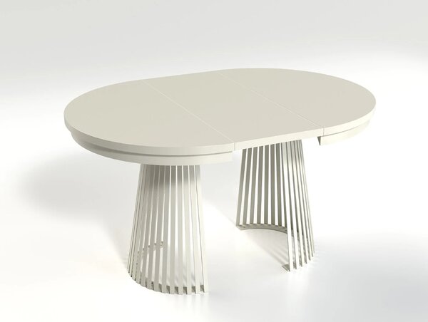 Moderný rozkladací stôl DEMI 100 - 180 cm Farba: Alpská biela