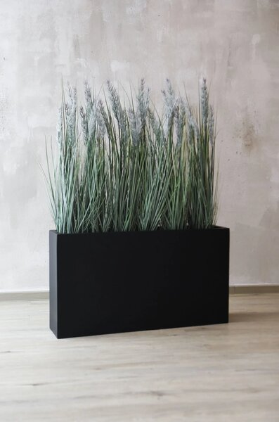 Kvetináč ELEMENTO SLIM, sklolaminát, šírka 90 cm, antracit