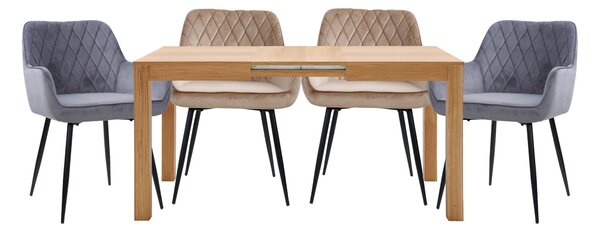 JEDÁLENSKÝ STÔL, farba duba, 110/80/77 cm Carryhome - Stoly
