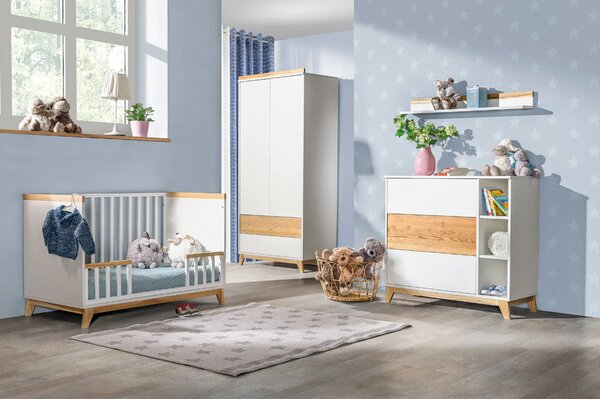 Detská postieľka NORAN 120 x 60 biela