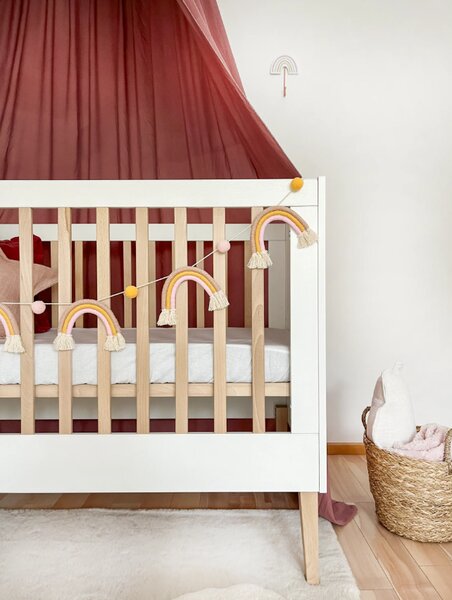 Detská postieľka WYNTER 120 x 60 biela