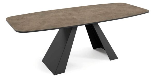 Dizajnový rozkladací jedálenský stôl TYRON Rozmer stola: veľkosť-160cm
