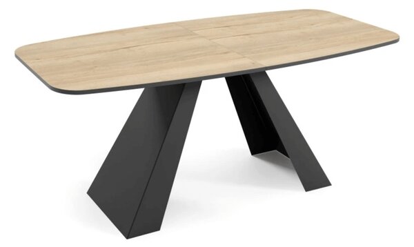 Dizajnový rozkladací jedálenský stôl TYRON Rozmer stola: veľkosť-160cm