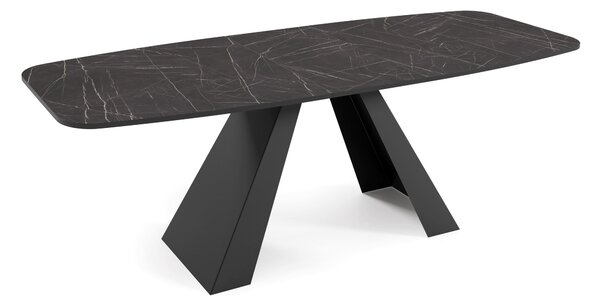 Dizajnový rozkladací jedálenský stôl TYRON Rozmer stola: veľkosť-160cm
