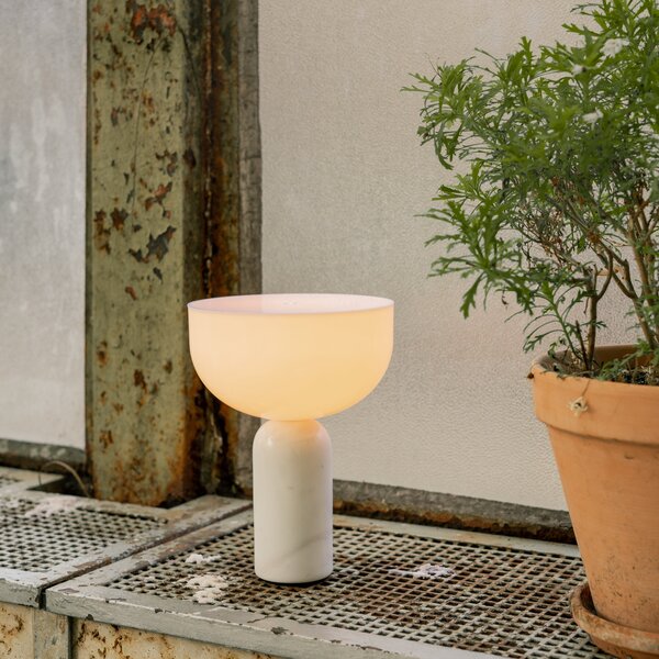 Prenosná lampa Kizu, Rosso Levanto Marble – New Works