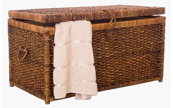 Truhla na bielizeň LEA, vodný hyacint, šírka 84 cm, hnedá