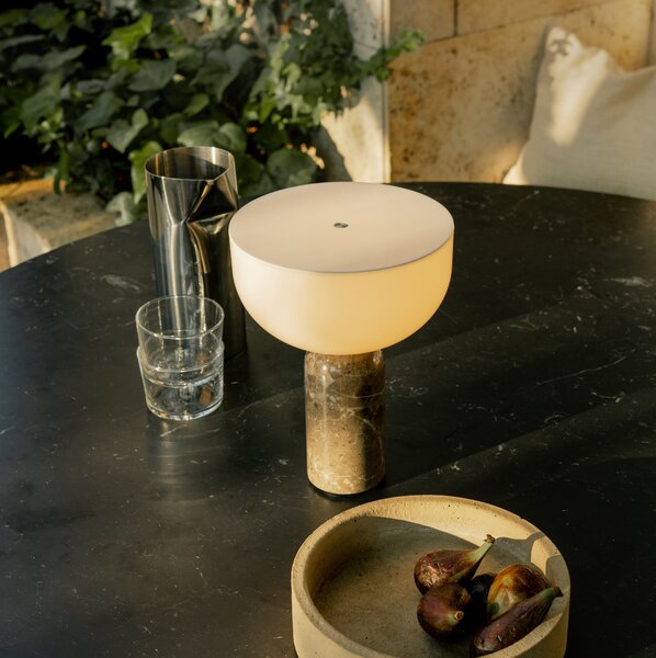 Prenosná lampa Kizu, Rosso Levanto Marble – New Works