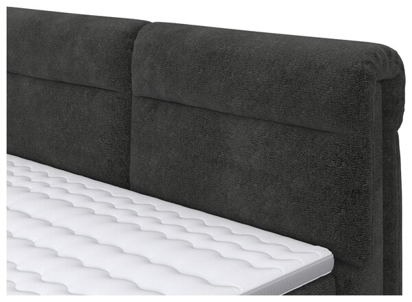 BOXSPRINGOVÁ POSTEĽ, 180/200 cm, antracitová Welnova - Postele