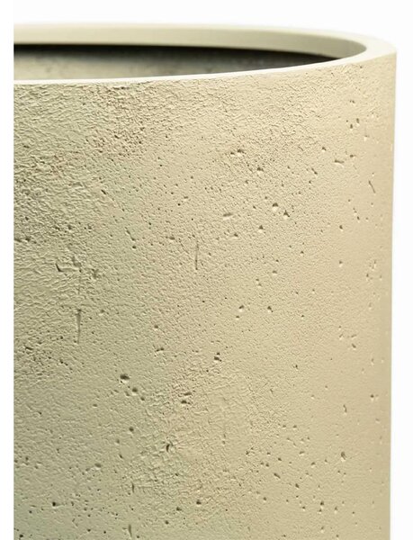 Okrúhly kvetináč CHICO, sklolaminát, priemer 50 x výška 60 cm, krémový