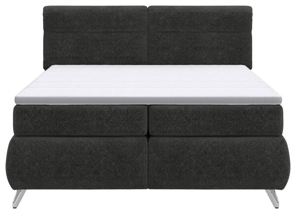 BOXSPRINGOVÁ POSTEĽ, 180/200 cm, antracitová Welnova - Postele