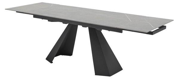 JEDÁLENSKÝ STÔL, svetlosivá, 160-240/90/76 cm P & B - Stoly, Online Only