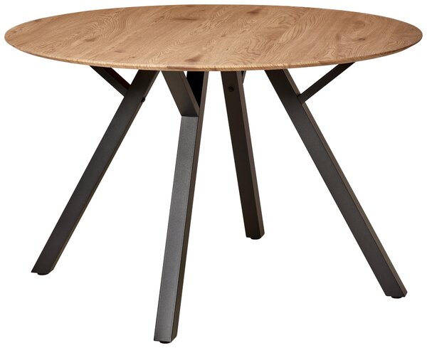 JEDÁLENSKÝ STÔL, čierna, farba duba, 120/120/76 cm MID.YOU - Stoly, Online Only